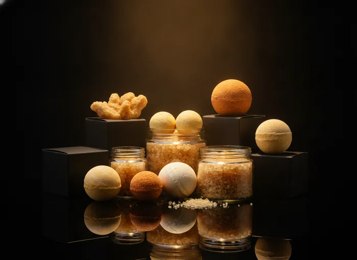 Badezusatz-Set (Badebomben/Salz)