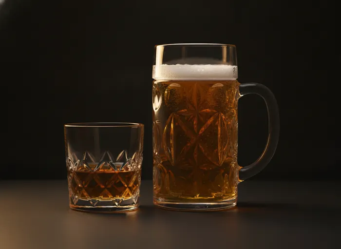 Bierkrug / Whiskyglas mit Gravur