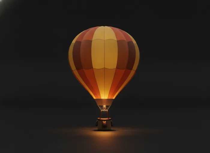 Heißluftballon-Fahrt