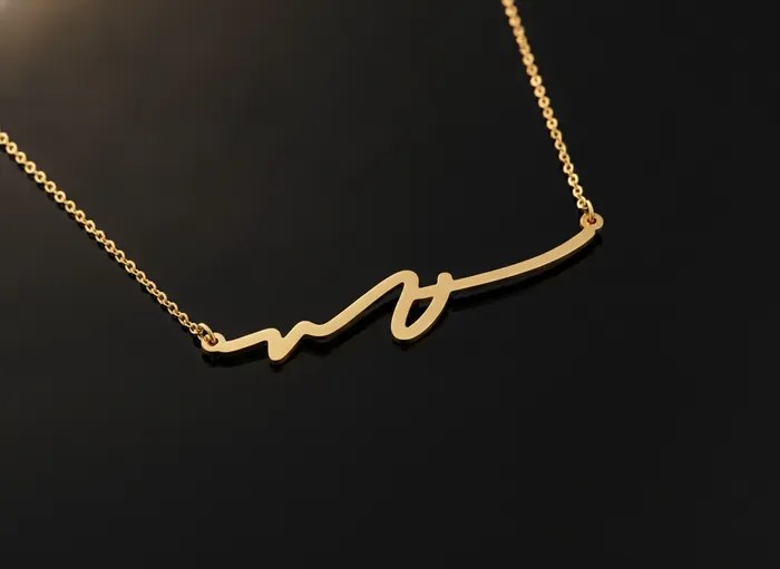 Personalisierter Schmuck (Namenskette)