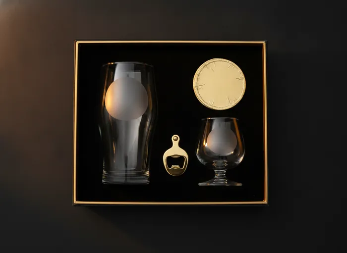 Personalisiertes Bierglas-Set