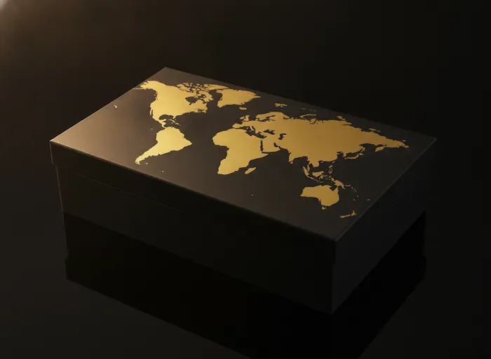 Reise-Erinnerungsbox / Kratzkarte Welt