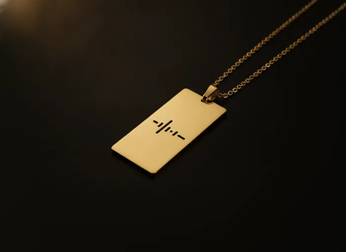 Wunschtext-Kette / Musik-Plaque